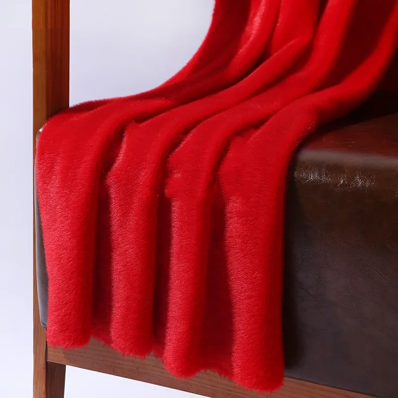 Ткань из искусственного меха норки для пальто подушки игрушки куклы короткая