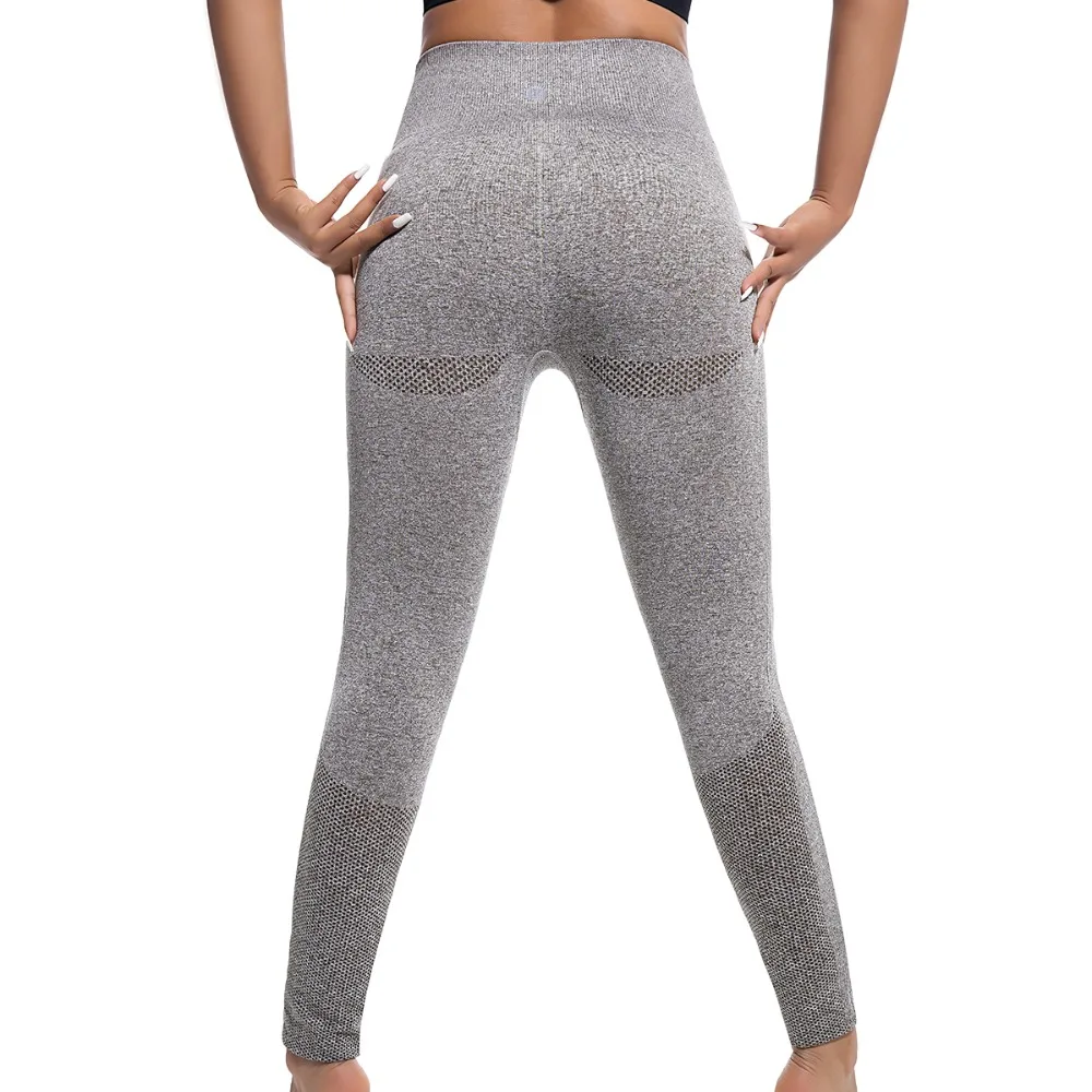 Zhangyunuo Леггинсы для йоги с эффектом пуш ап компрессионные колготки тонкие