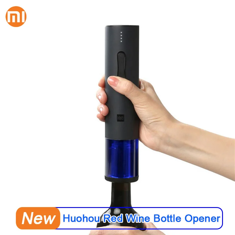 

Автоматический штопор Xiaomi Youpin Huohou, Электрический штопор, инструмент для резки фольги, 6S, батарея 550 мАч