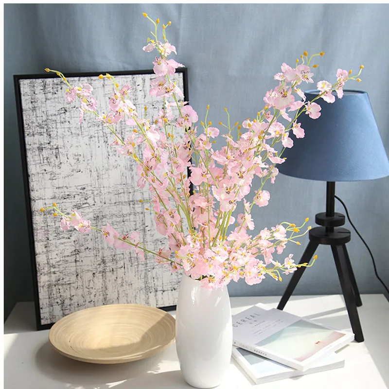 JUNSUM Шелковый цветок танцующая леди Орхидея искусственный онцидий гостиная