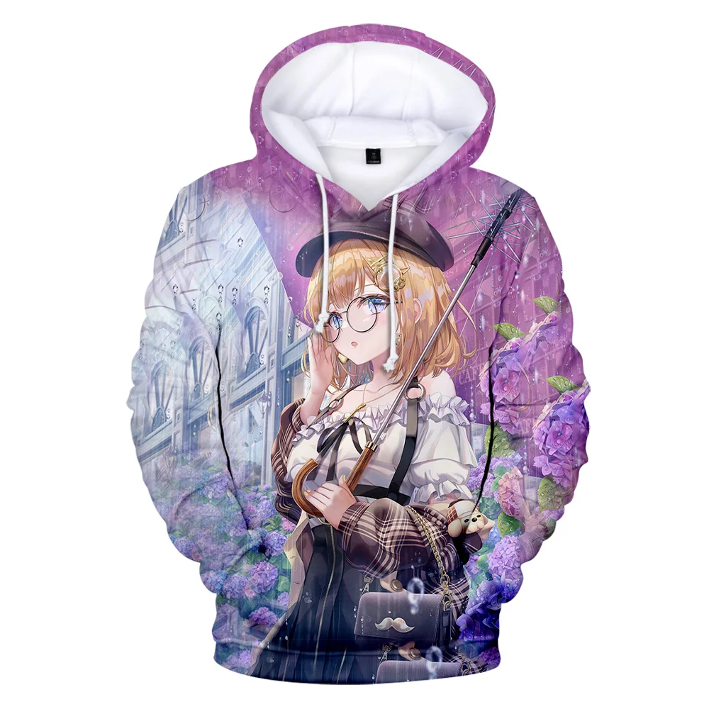 HOLOLIVE VTuber Ватсон Амелия 3D печать толстовка осень Winer костюм толстовки спортивная