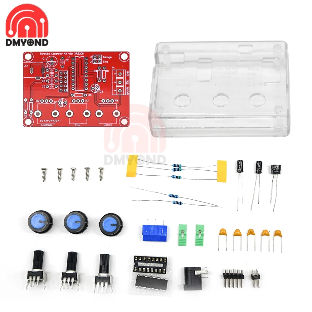 DDS Функция генератор сигналов XR2206 DIY Набор синусоидальный сигнал Треугольники