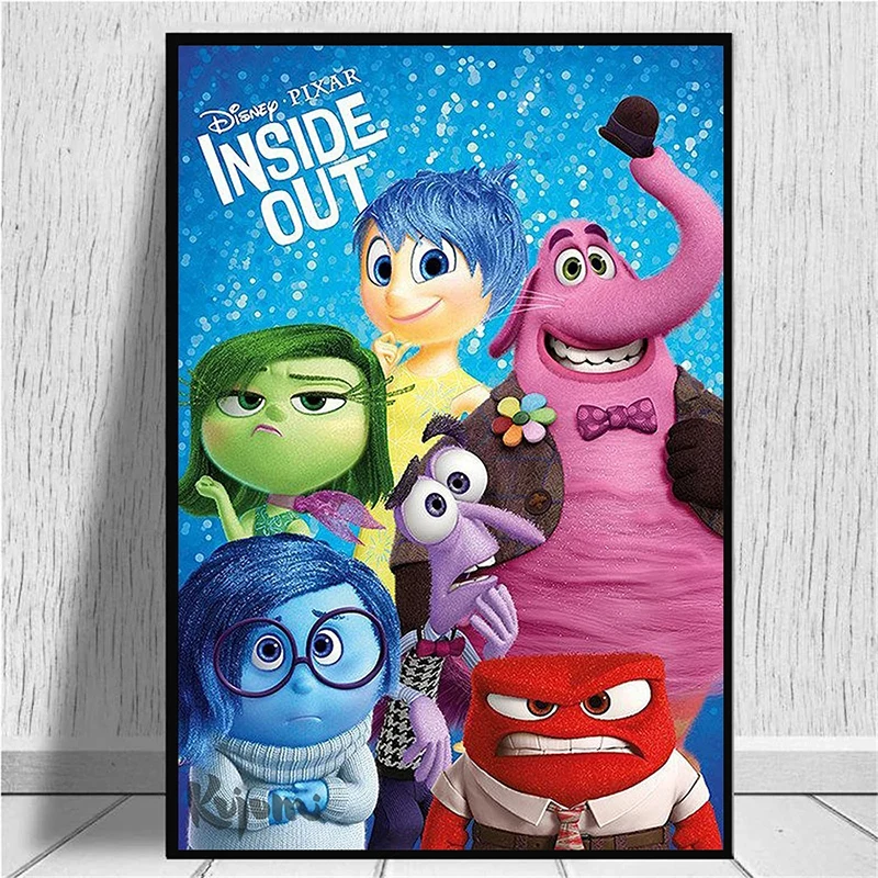 Disney Animation Inside Out Canvas Painting Toy Story Prints and Posters Wall Art Pictures for Kids Room Decoration Home Decor | Дом и сад