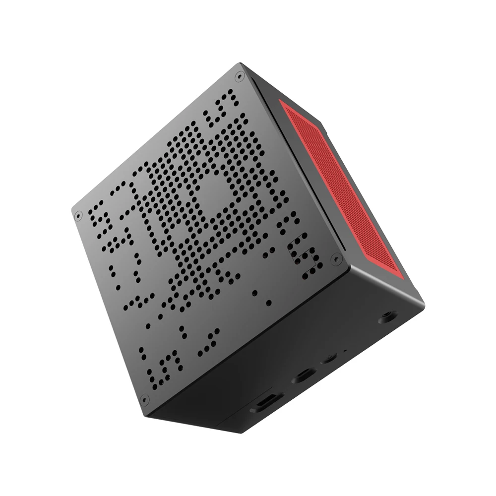 Newest 10TH Fan Gaming Computer Case Intel Core i9 10900T i7 10700T i5 10600T 10500T DIY Mini PC M.2 NVME SSD Win10 Pro AC WiFi |
