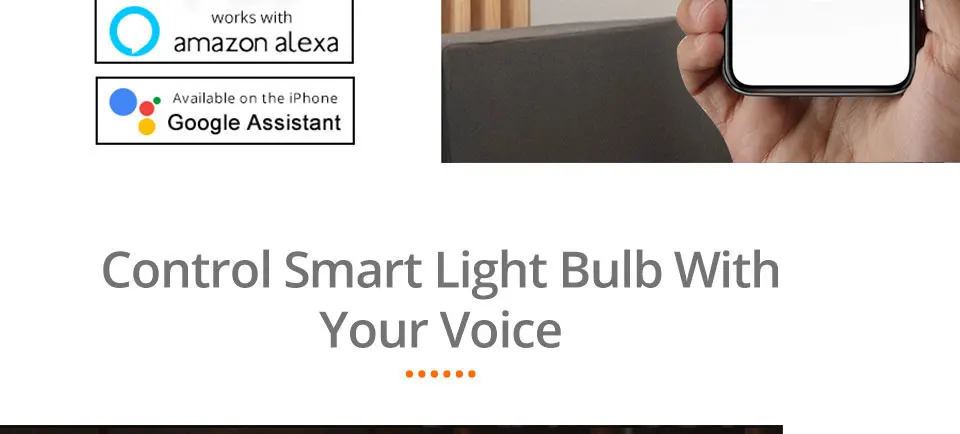 E27 Светодиодный светильник смарт-лампочка WIFI RGB 15 Вт Bluetooth приложение управление умная лампа светильник с регулируемой яркостью кухня под шкаф Домашний Светильник ing