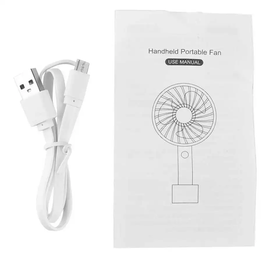 

Portable Handheld Fan Mini Desktop Fan USB Rechargeable for Home Outdoor Office