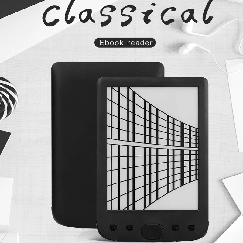 

BK-6025 Electronic Paper Book Reader 6.0 Inch Ink Screen E-Book Reader Waterproof 16G Memory 800 x 600