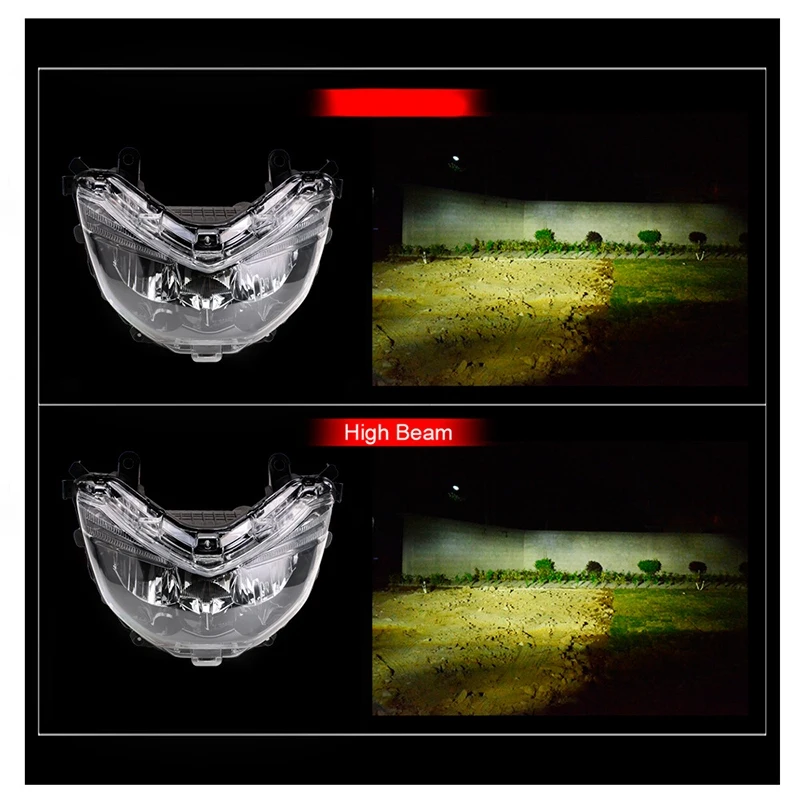 

Motorcycle Front Lamp Head Light lamp Headlight Head Light Assembly for Yamaha NMAX125 NMAX155 NMAX 125 155 2018-2020