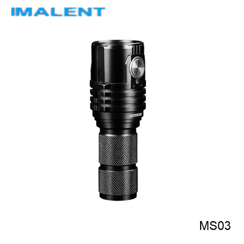 Скидка Imalent MS03 Type-C перезаряжаемый фонарик с аккумулятором 21700, 13000 люмен, мощный фонарик с прожектором