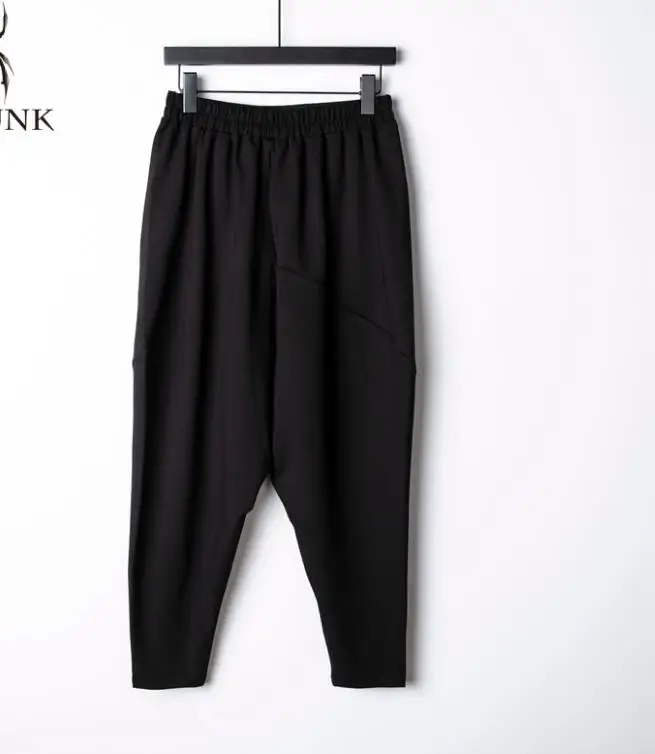 Мужские шаровары с заниженной шаговой швой частью модные штаны оригинального