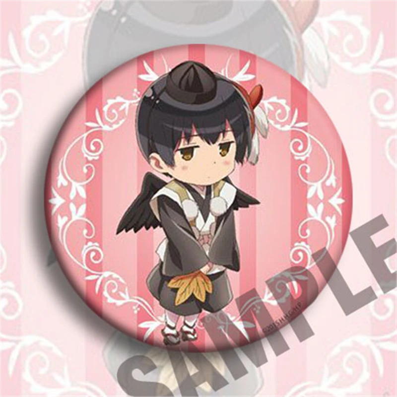 8 шт./компл. мультфильм хеталия: оси силы Япония Косплей булавки для рюкзака Сумки