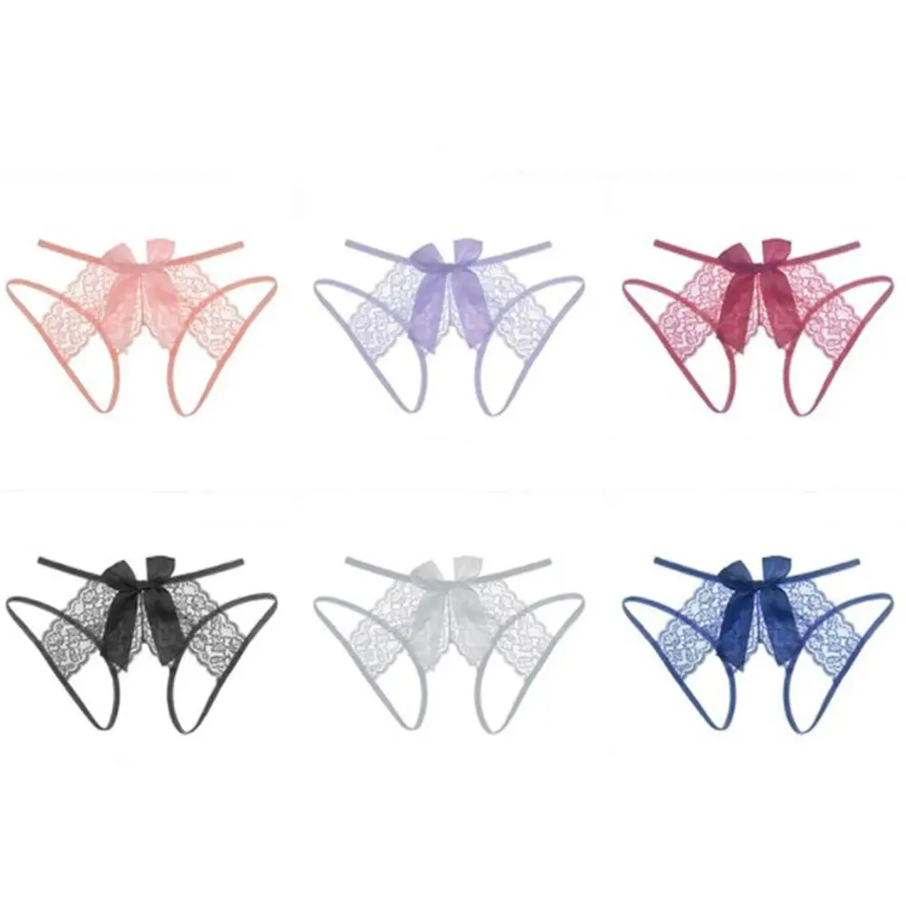 1 шт. женские кружевные прозрачные трусы с заниженной талией|Трусики| |