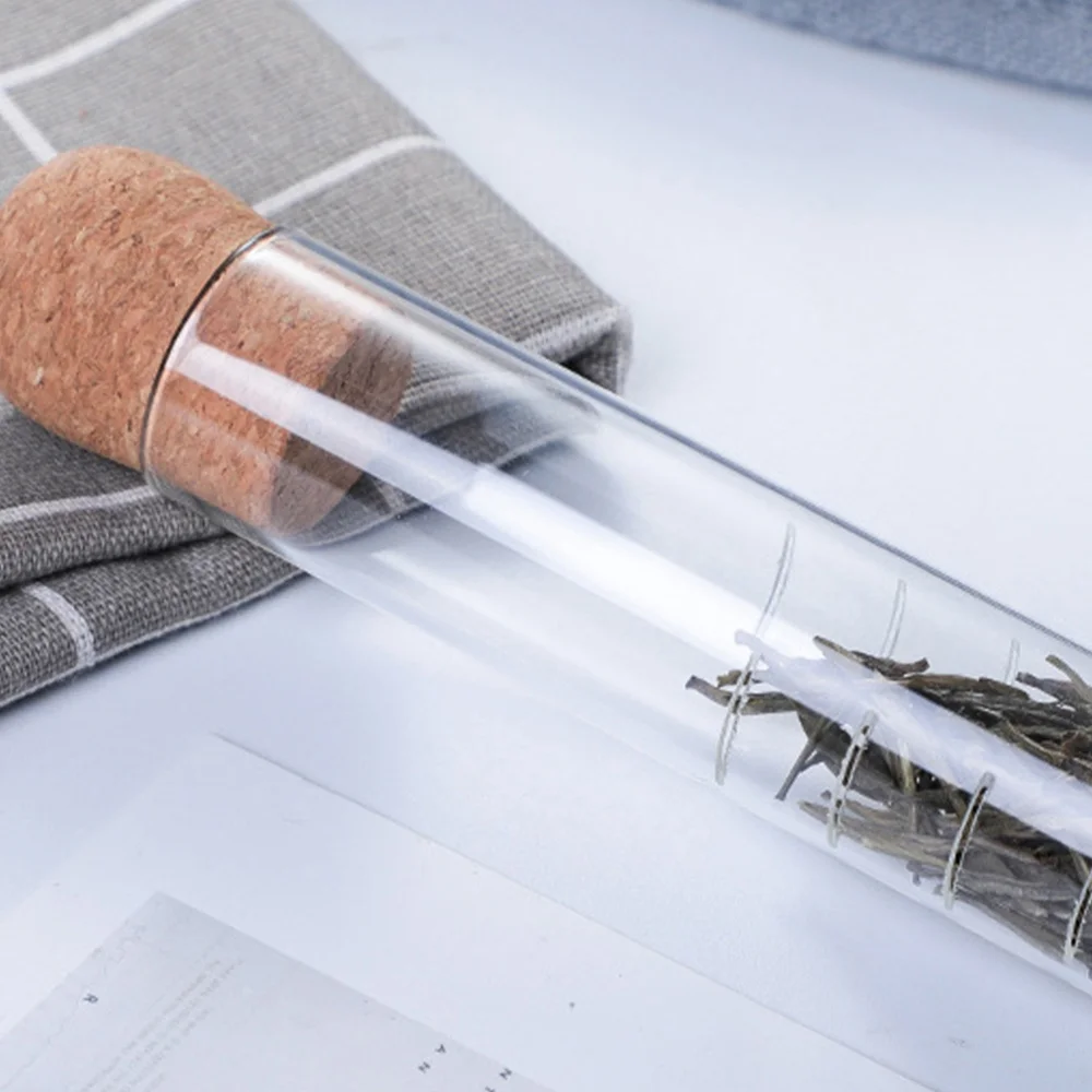 1 шт. стеклянная бутылка с пробкой прозрачный Чайный фильтр мини пустая Пробирка