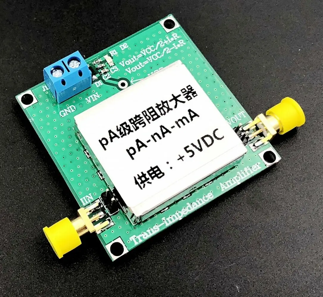 TLC2201 TIA Transimpedance модуль измерения слабого тока преобразователь IV |