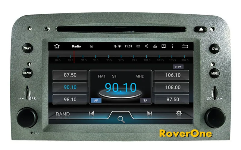 Мультимедиа-плеер для автомобиля Alfa Romeo 147 GT с Android 7.1, авторадио, стерео, DVD, GPS навигацией Sat Navi, Bluetooth, PhoneLink.