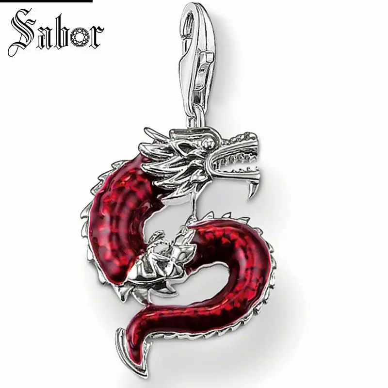 Подвеска с красным драконом Томаса ювелирные изделия 2020 для женщин и мужчин