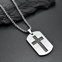 megin d punk simple personality cross hollow stainless steel necklaces for men women couple friend fashion design gift jewelry