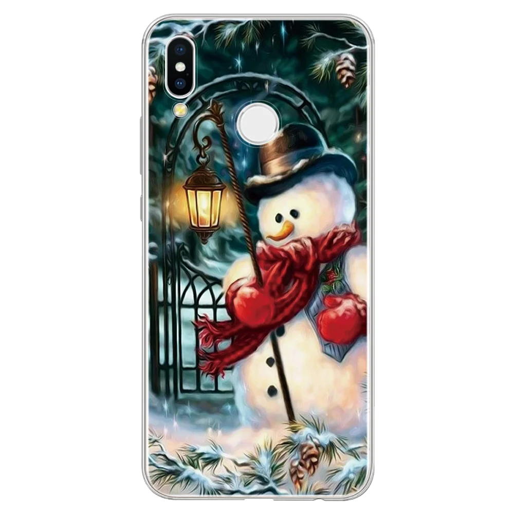 sdxrdeng Рождество покрытие стола для huawei P20 Pro P30 P8 P9 P10 Коврики 10 20 30 Lite P Smart для huawei Honor 7A 8X9 10 Lite TPU чехол - Цвет: sdxrdeng