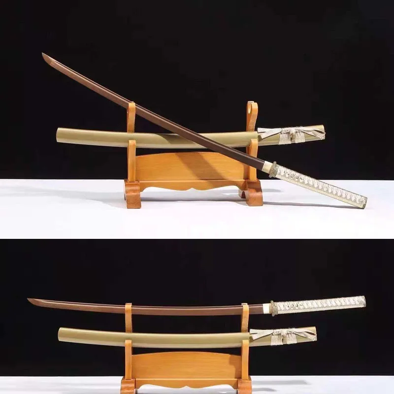 

Golden knife Long samurai sword Actual combat samurai sword