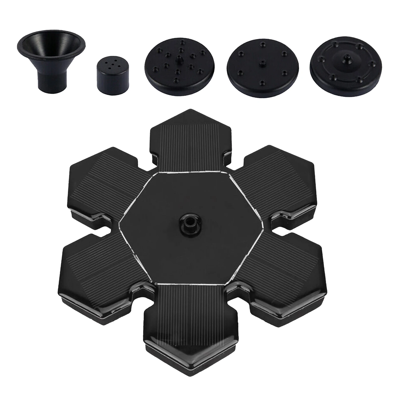 

Solar Water Fountain 1.4W Bird Bath Fountain Pump Pool Outdoor Landscape Black