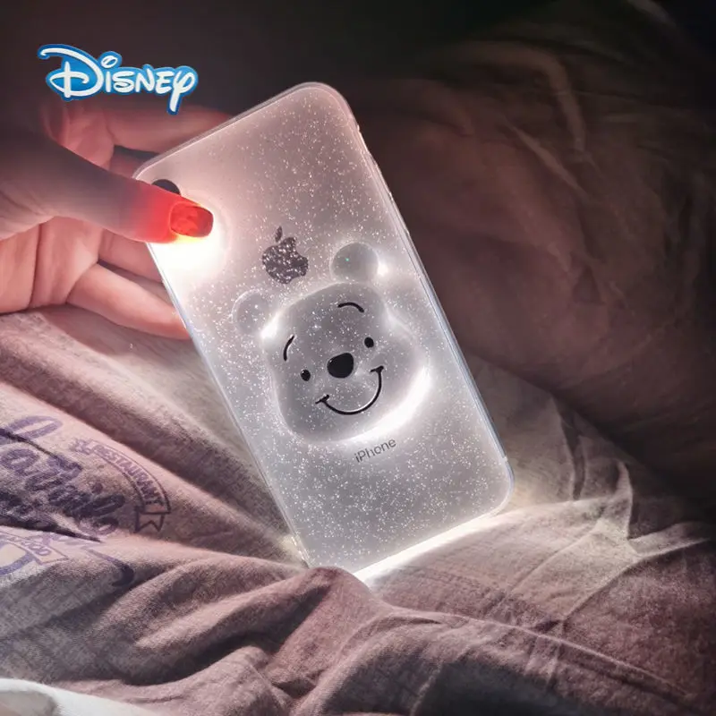 

Disney Winnie the Pooh 3D Cartoon Transparent Mobile Phone Case for iPhone 13 13pro 13mini 13pro max Plus CuteCellphone Shell