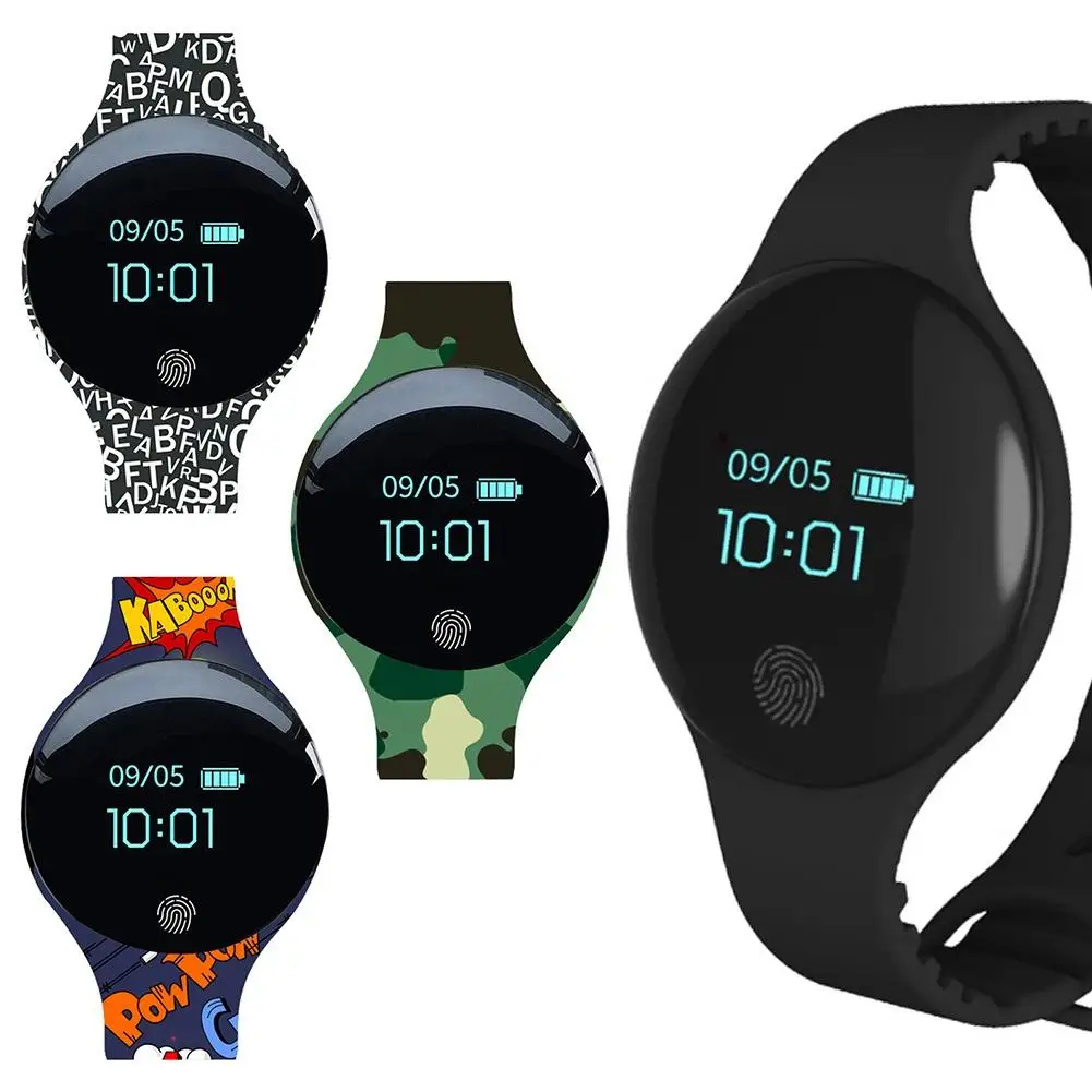 Мужские W08 Bluetooth Смарт-часы водонепроницаемый женский браслет фитнес-трекер