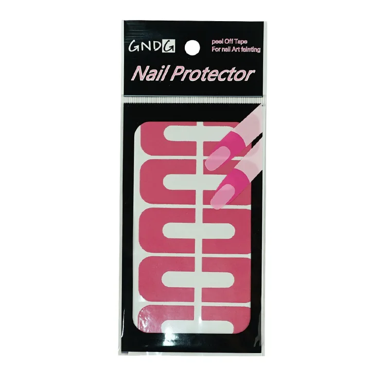 

10pcs Random Nail Art New Anti-overflow Nail Art Anti-overflow Sticker Anti-Nail Overflow Nail U-shaped Sticker Anti-overflow