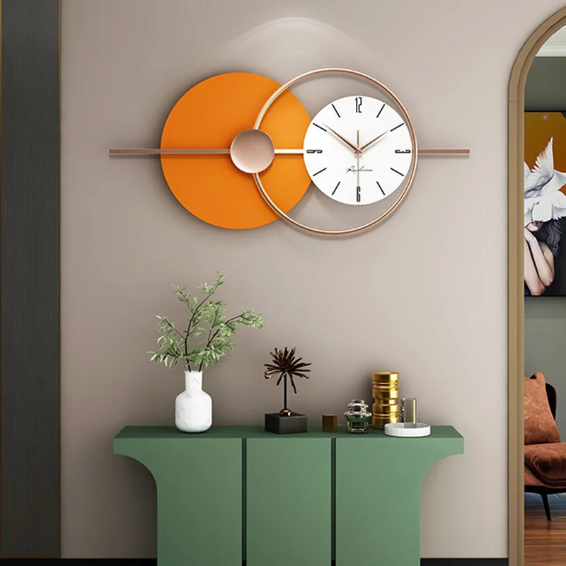 

Light Luxury Wall Clock Living Room Decorative Clock Modern Simple Fashion Wall Clock Creative Home Wall Clock Decorate