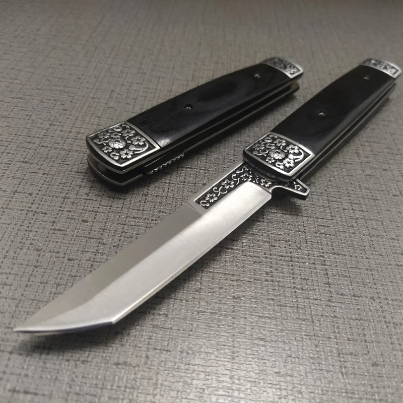 Дамасские Ножи 9 0 дюйма складной нож с лазерным узором тактический карманный из