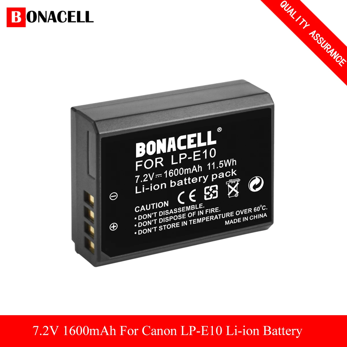 Литий ионный аккумулятор bonacell для Фотоаппарата Canon LP E10 LPE10 + зарядное устройство