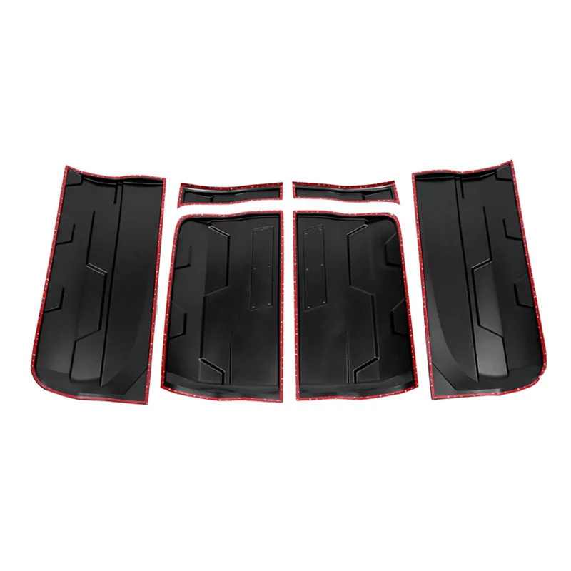 

6Pcs/set body cladding kits car pickup modification accessories for ford ranger T6 T7 2012-2019 wildtrak exterior double cabin