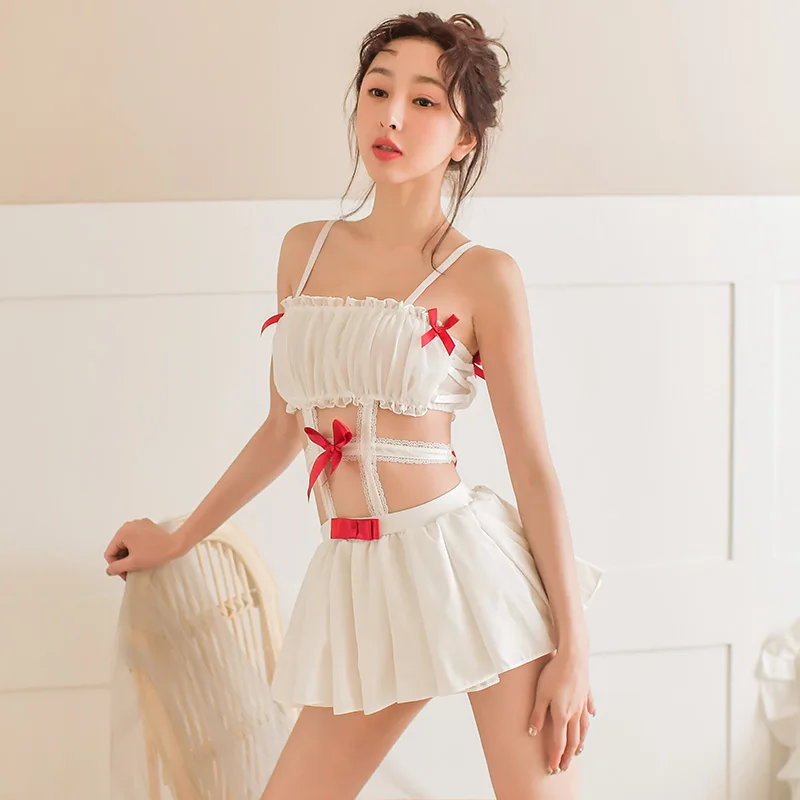 Аниме косплей японский сексуальный костюм моряка женское нижнее белье горничной