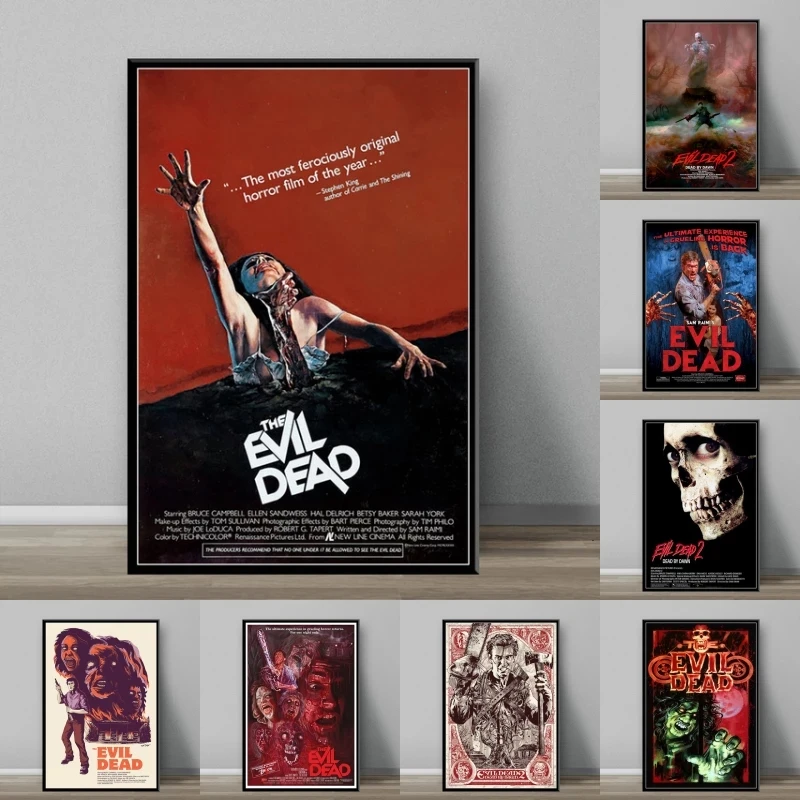 

The Evil Dead Classic Horror Movie Canvas Painting Posters And Prints Pictures On The Wall Abstract Decorative Home Decor Quadro