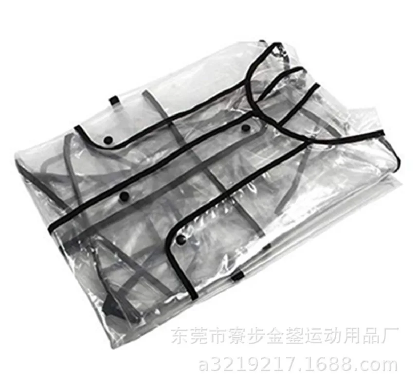 

Transparent Vinyl Raincoat Runway Style Girls Clear Fashion Rain Coat