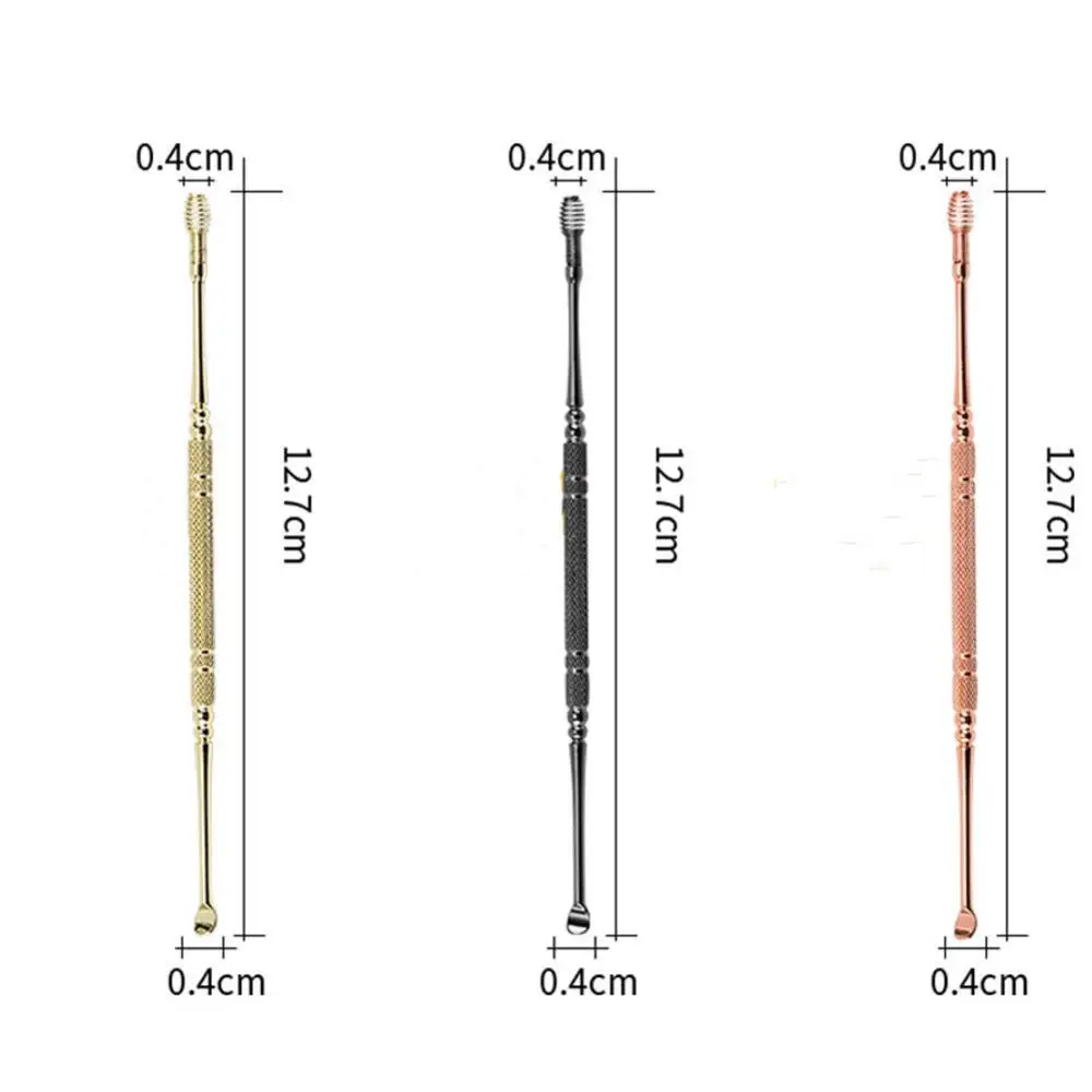 Портативный Нержавеющая сталь Ушная палочка три Благодаря особенной