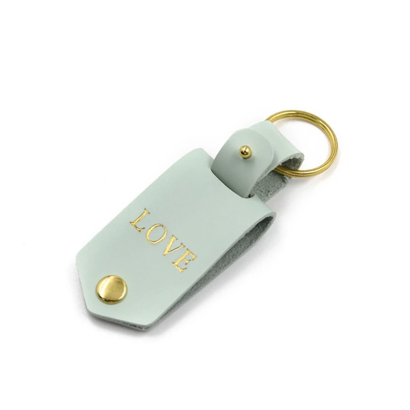 

Personalized Leather Keychain Engraved Keychain for Men Dad Husband Boyfriend Leather Keychain Hidden Message for Guys