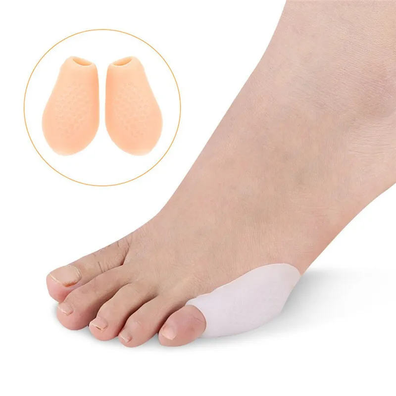 

2 шт./пара силиконовый маленький носок корректор кости ортопедический для бурсита большого пальца стопы массаж ног разделитель для ухода за...