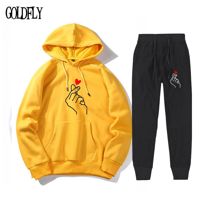 

Tracksuit Women 2 Piece Set Clothing Fashion Casual Long Sleeve Hoodies Sports Tops Pants Tracksuit Sweat Suit Jogging