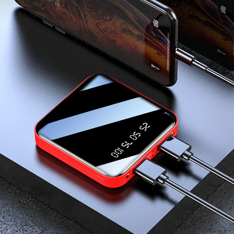 Внешний аккумулятор 10000 мАч для Xiaomi Mi 2 USB внешний аккумулятор портативное зарядное устройство Внешний аккумулятор для iPhone samsung huawei