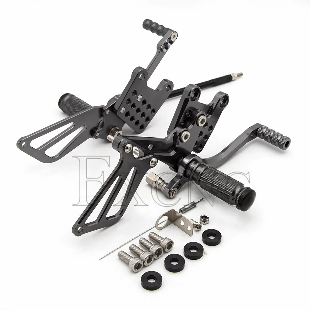 CNC мотоцикл подножки отдых Rearset задний Набор Подножка для Suzuki GSXR 600 750 1000 K1-K5 SV 650 SV650S SV1000/S 1998