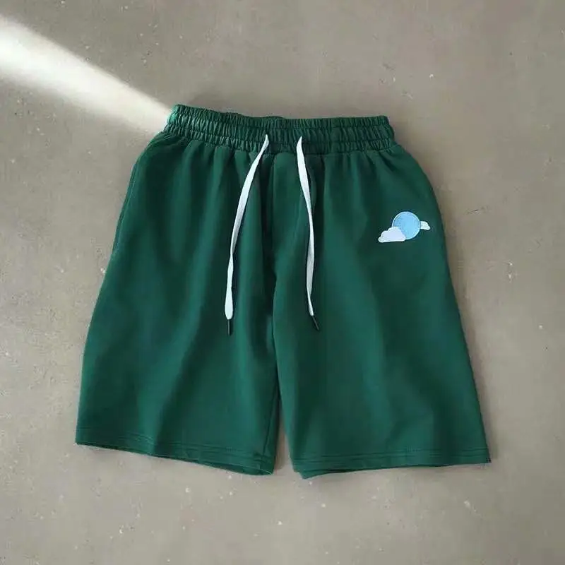 

2021 New Cotton Brand Men's Shorts Retro Streetwear Solid Color Men Clothing New Summer Trunks High Quality Colorful Pants Mens