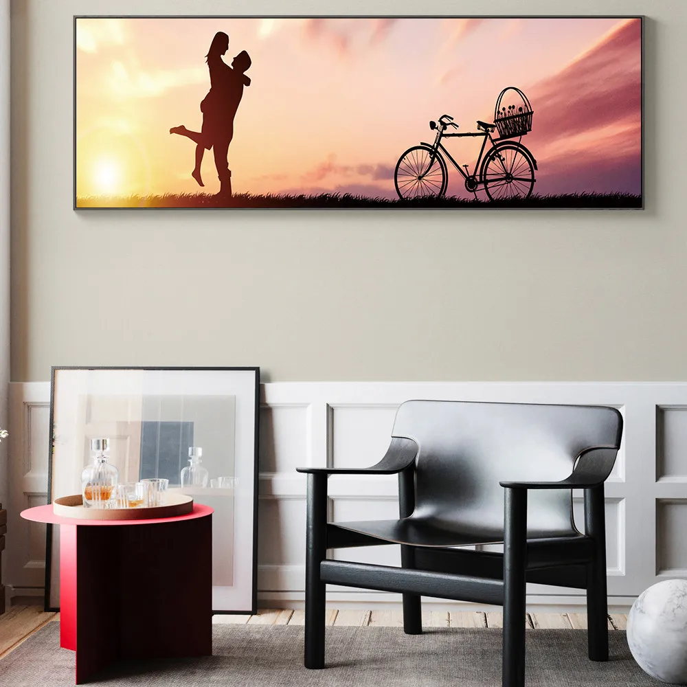 

Single Ocean Prints Wall Art Canvas Sunset Seascape Paintings Home Decor Canvas Pictures For Living Room Modern Spray Unframed