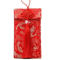1pcs red packets red money envelope party gift spring festival best wishes chinese wedding new year red packets