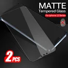 Для IPhone 13 Pro Max стекло 2 шт. матовое закаленное стекло Aifon Aiphone Iphon 13 Mini 13Pro матовая защитная пленка для экрана
