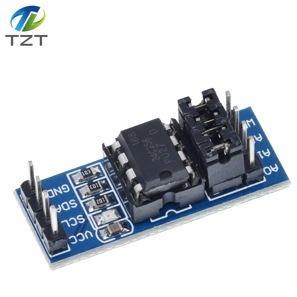 Модуль памяти TZT New AT24C256 24C256 I2C интерфейс EEPROM для arduino | Электронные компоненты и