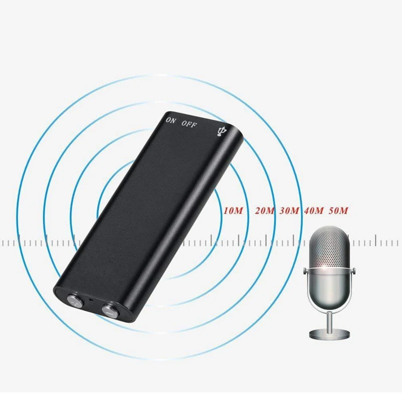 AAAE топ-Профессиональный диктофон ручка цифровой аудио мини с MP3-плеером USB