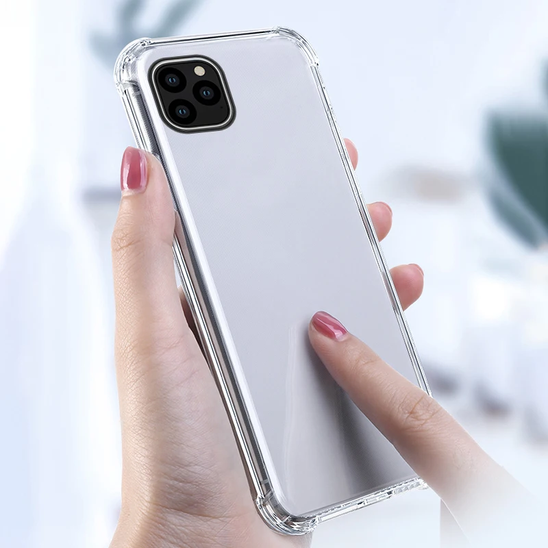Роскошный противоударный силиконовый чехол для телефона iphone 11 Pro XS Max X XR 8 7 6 Plus
