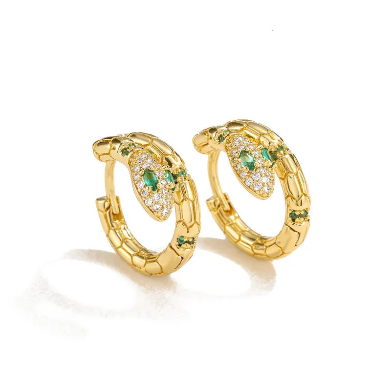 

Hot-selling big-name snake-shaped earrings, personality and elegance, the best gift for women's earrings with diamonds