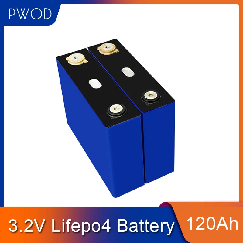 2 шт. 3 v 120Ah lifepo4 Аккумуляторная батарея для хранения солнечной энергии RV E Bike 6V