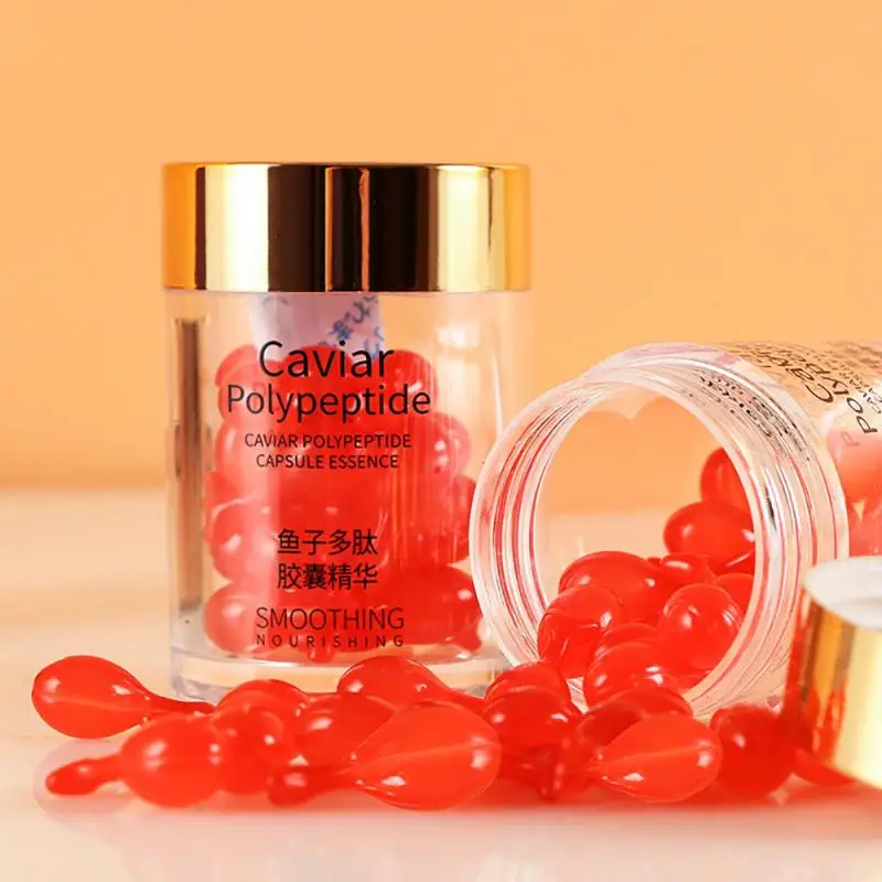 

Polypeptide Capsule Essence Liquid Brightening Moisturizing Capsule Caviar Skin Care Reduce fine line brighting moisturing skin